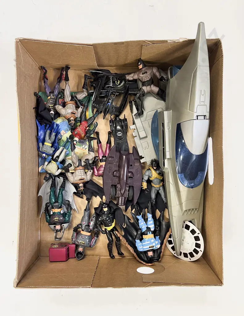 Box Qty of Assorted Batman Toys etc Image 1++