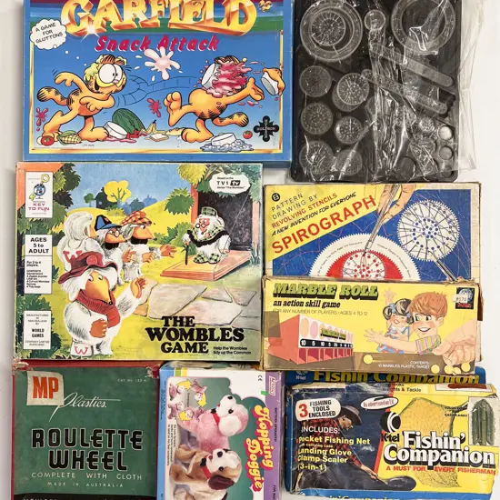 Qty of Assorted Vintage Board Games & Others