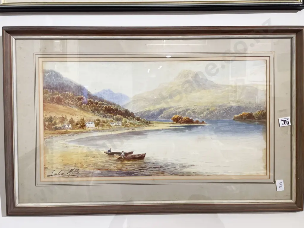 Leslie Mils - "Hawkes Bay" - Watercolour Image 1++