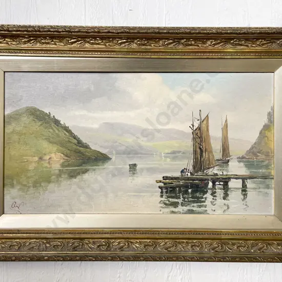 George Carrington - "Near Port Chalmers" - Oil on Board