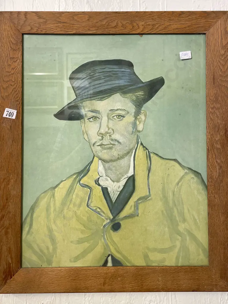 Oak Framed Portrait Study Print Image 1++