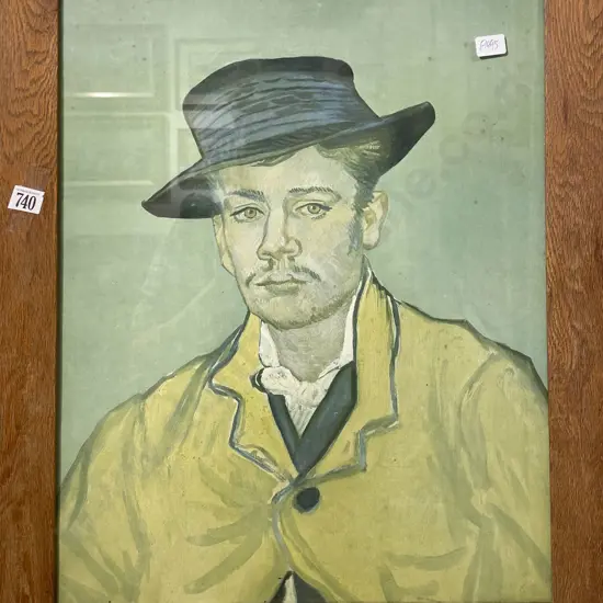 Oak Framed Portrait Study Print