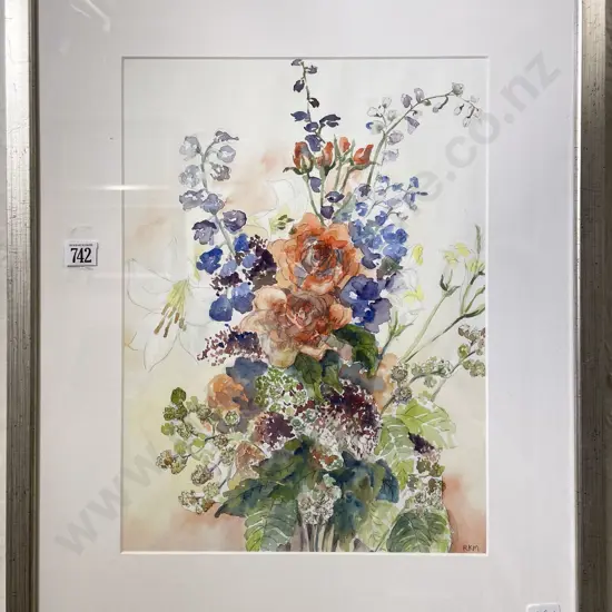 Rachel Kay MacFarlane - "Summer Flowers" - Watercolour on Paper