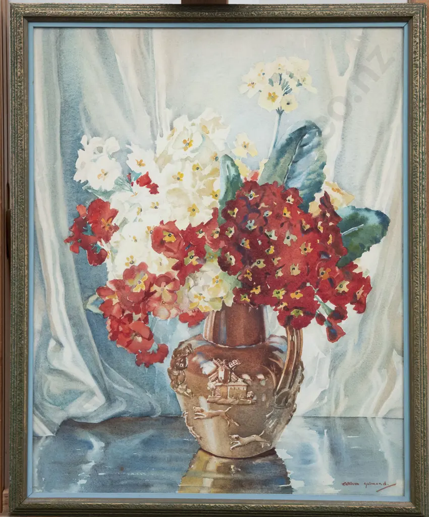 Kathleen Salmond - Floral Still Life - Watercolour Image 1++