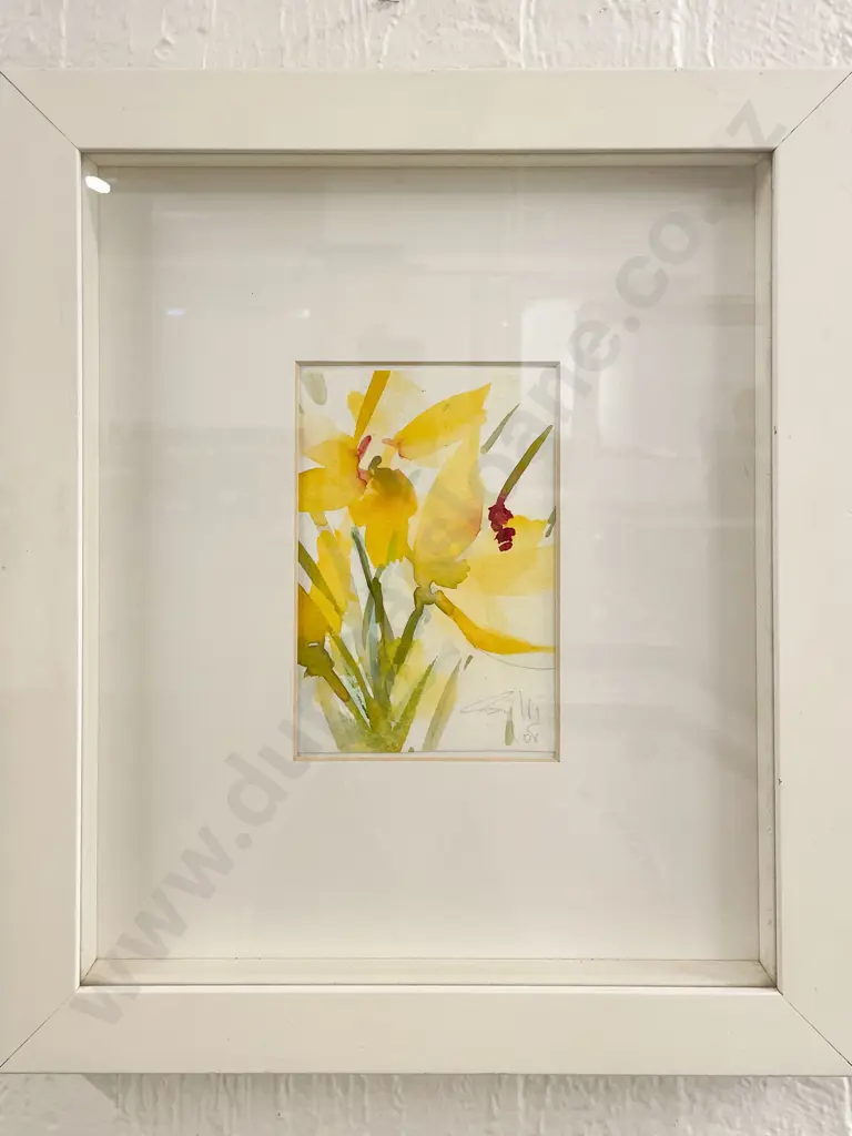 Svetlana Garthwaite - "The Fishermen" - Watercolour together with Sylvia Meek Watercolour Image 1++