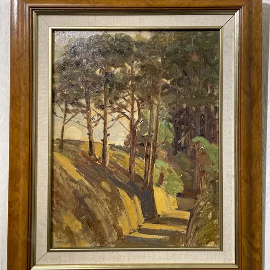 Unsigned - "Bush Track" - Oil on Canvas Board