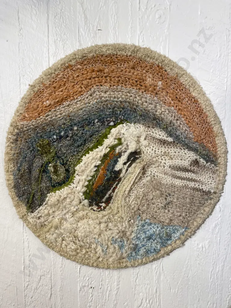 Unsigned Woollen Wall Hanging Image 1++