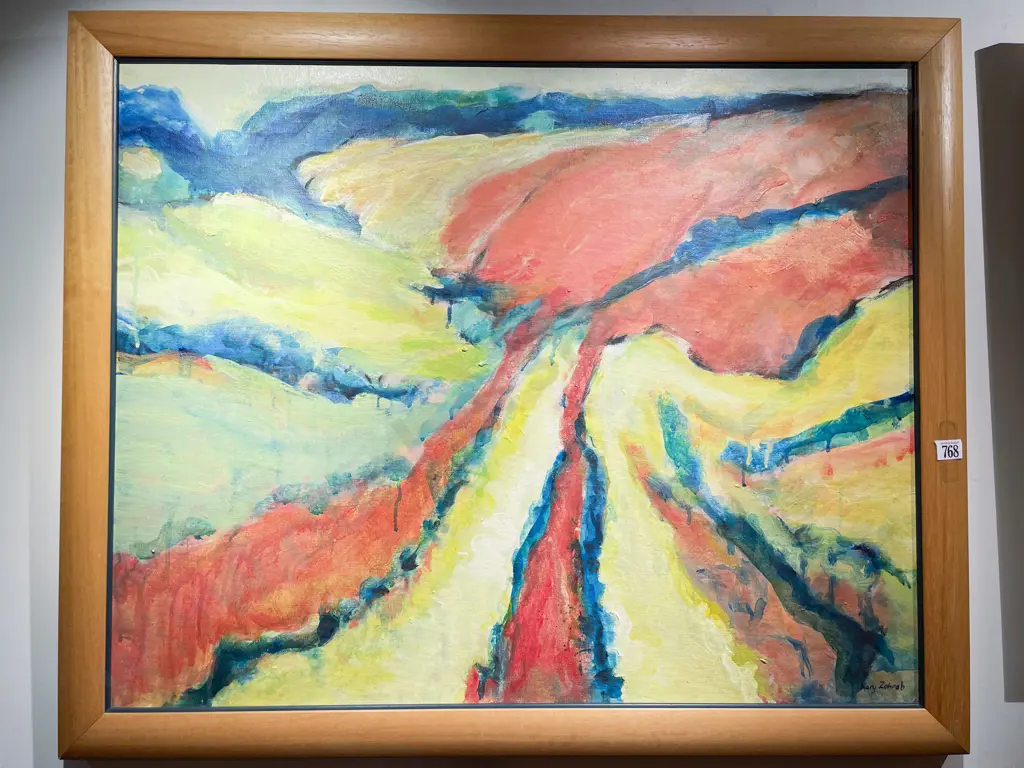 Mary Zohrab - "Nelson Vineyard" - Acrylic on Board Image 1++