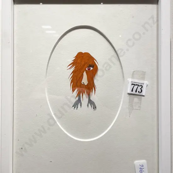 Rebecca White - "I Live in Your Hairbrush" - Mixed Media