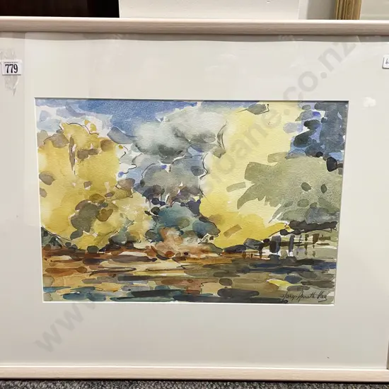 Mary-Annette Hay - "Autumn in Hawkes Bay" - Watercolour