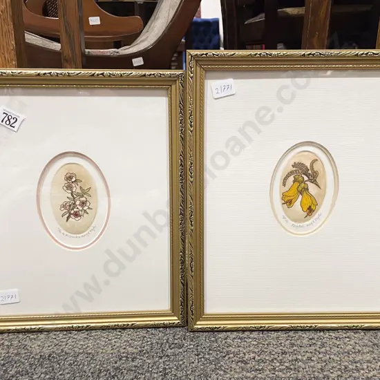 Mary E. Taylor - Two Floral Still Life Ltd Edition Prints