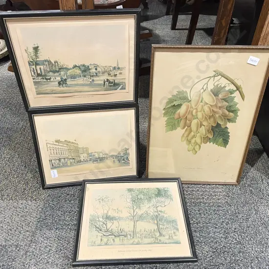 Four Assorted Framed Prints