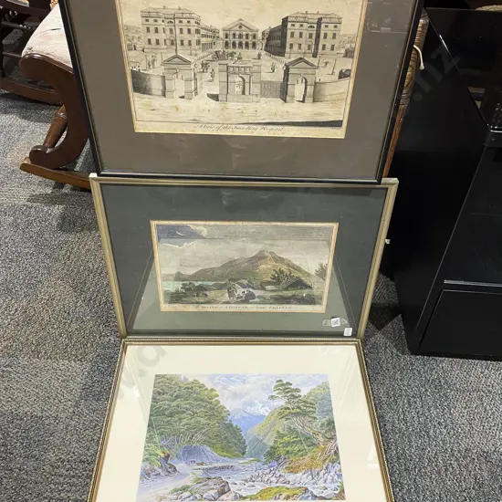 NZ Historical Print & Two Others