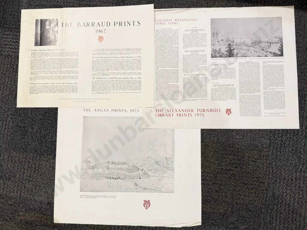 Quantity of Assorted Turnbull Library and Other NZ Historical Prints Image 1++