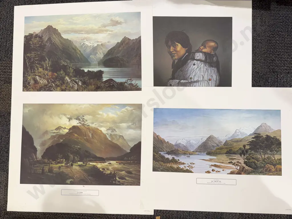 Quantity of Assorted Turnbull Library and Other NZ Historical Prints Image 1++