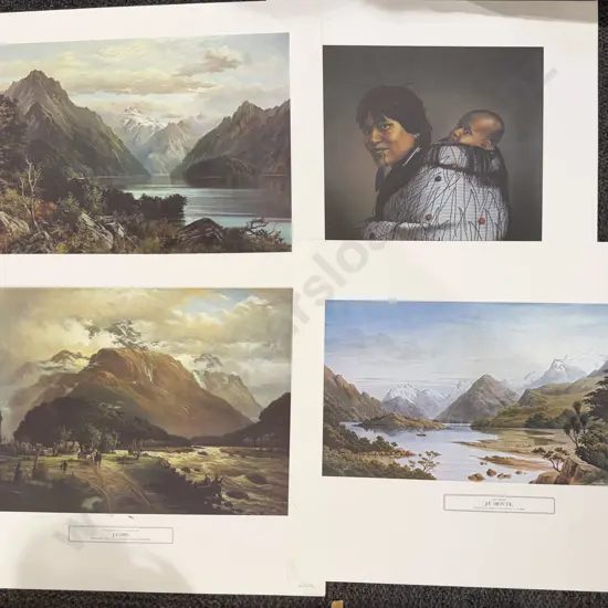 Quantity of Assorted Turnbull Library and Other NZ Historical Prints