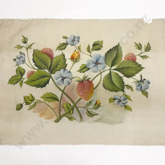 Two Late C20th Moghul School Paintings on Silk