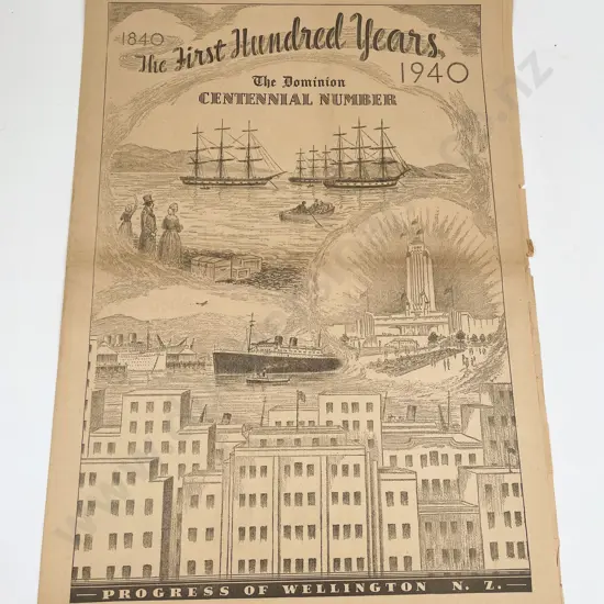 Copy of The Dominion Centennial Number Edition Tuesday November 14th 1939