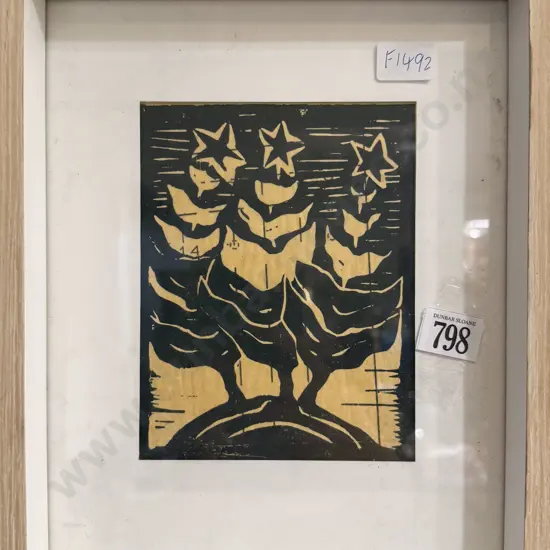 Unknown Artist - Linocut