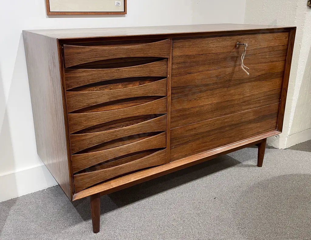 Arne Vodder for Sibast Denmark Rosewood Sideboard Image 1++