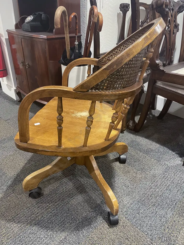 Cane & Stick Back Captains Chair Image 1++