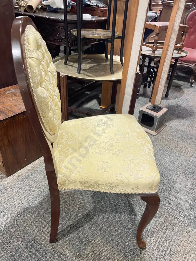 Kneehole Desk with Single Drawer Bedside Cabinet & Bedroom Chair Image 1++