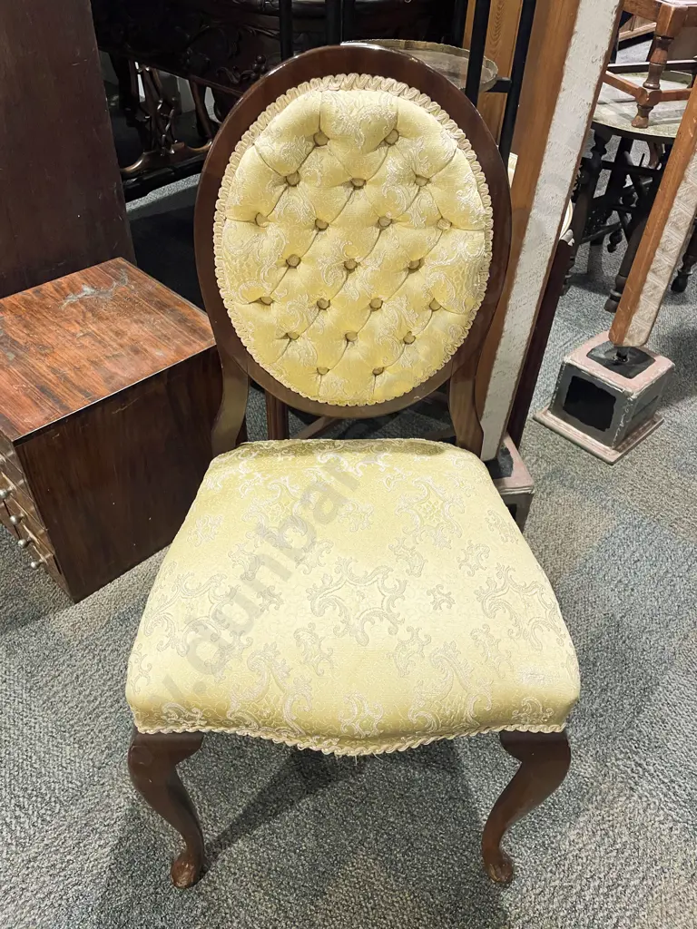 Kneehole Desk with Single Drawer Bedside Cabinet & Bedroom Chair Image 1++