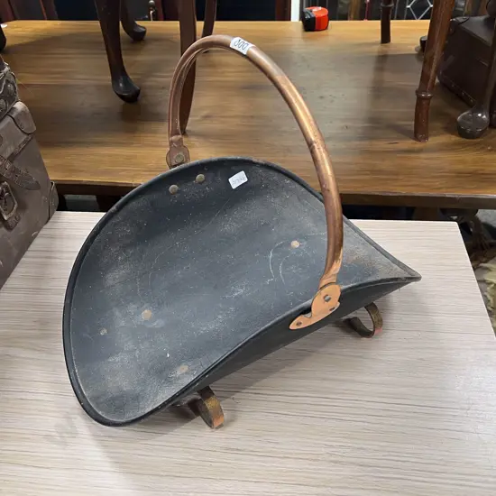 Copper Handled Log Rest