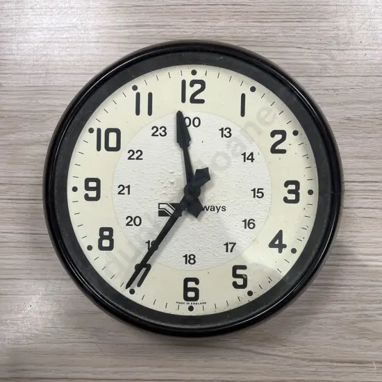 Vintage NZR Station Clock