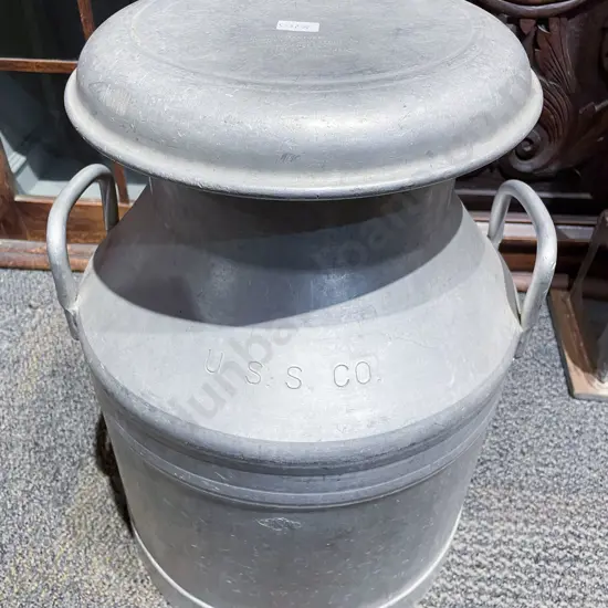 Large Vintage Milk Canister