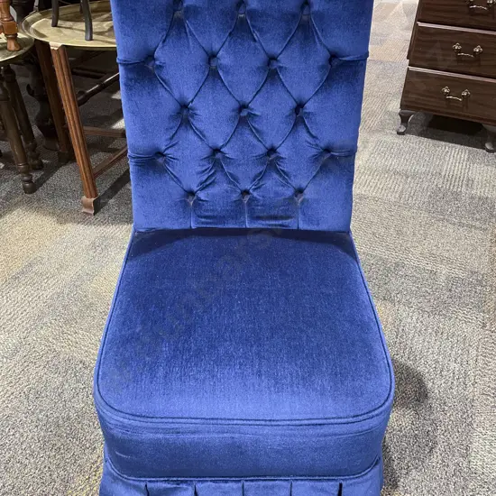 Button Back Bedroom Chair