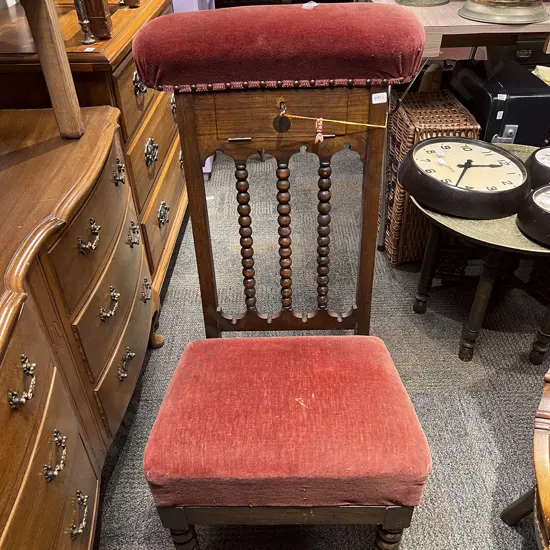 Antique Prie Dieu Chair