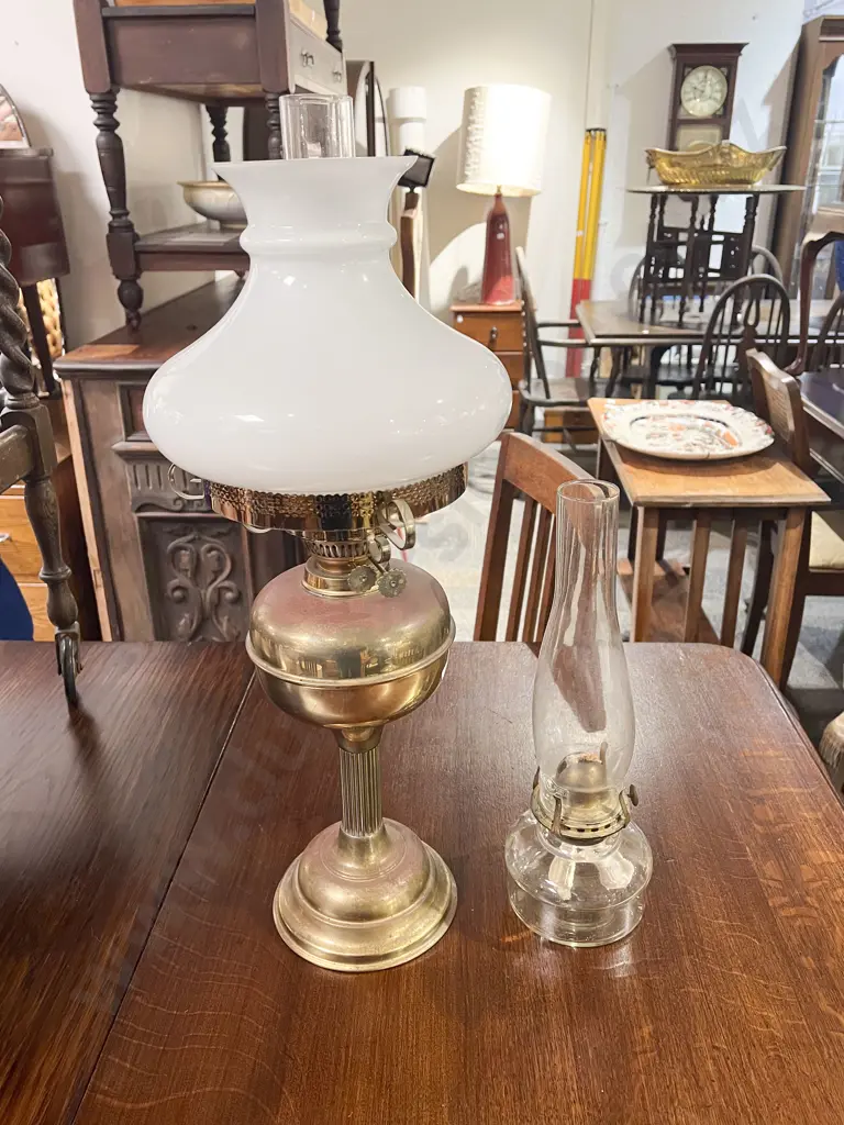 Two Kerosene Lamps Image 1++
