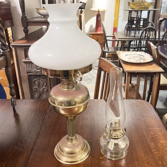 Two Kerosene Lamps