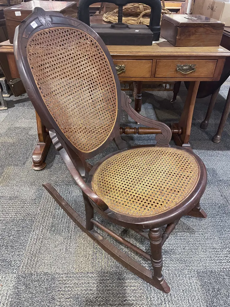 Wycombe Backed & Seated Rocking Chair Image 1++