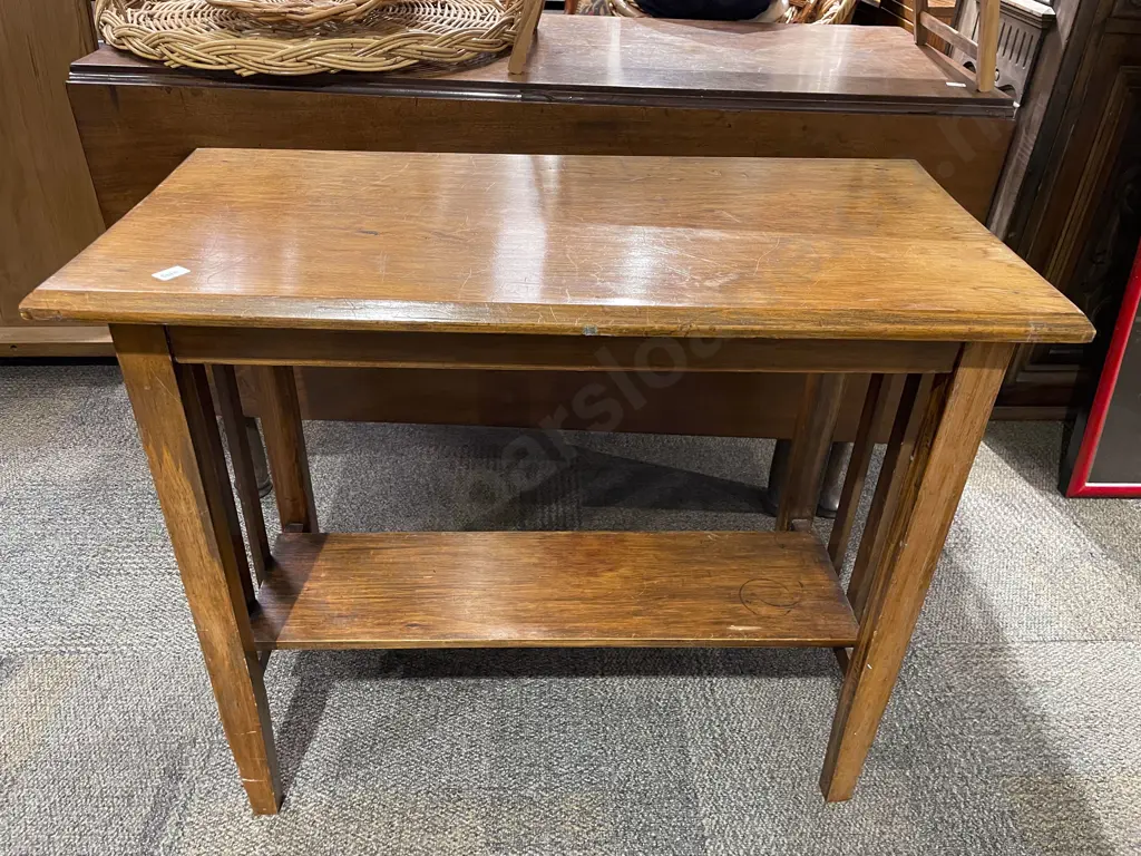 Stained Kauri Occasional Table Image 1++