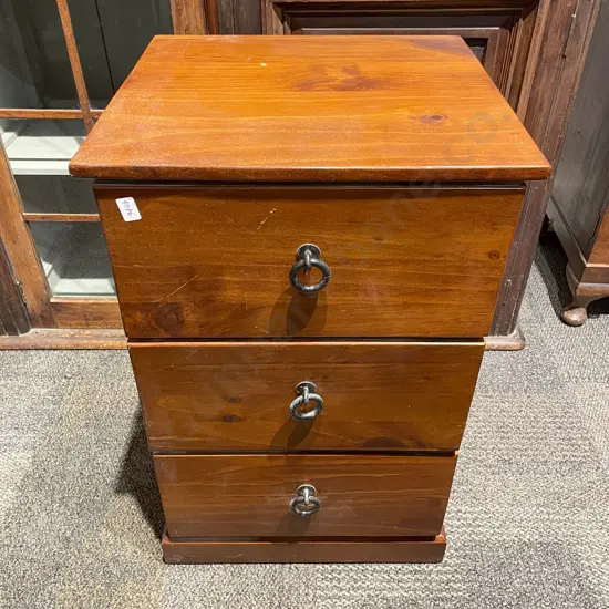 Three Drawer Bedroom Chest
