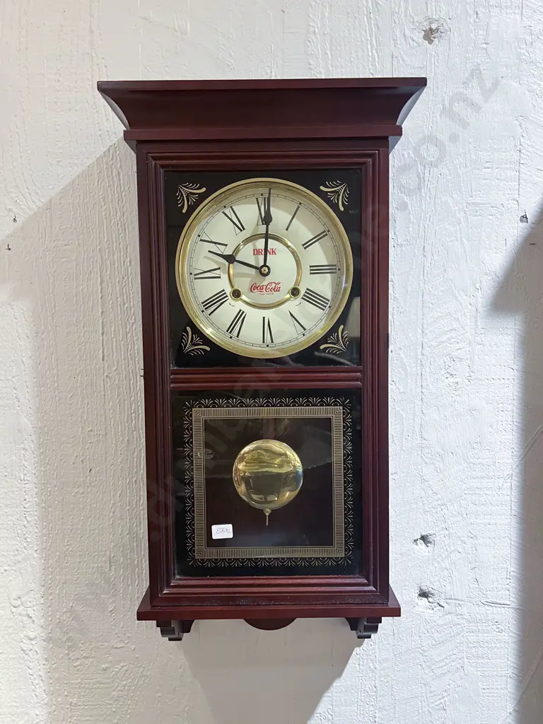 Coca Cola Themed Regulator Wall Clock Image 1++