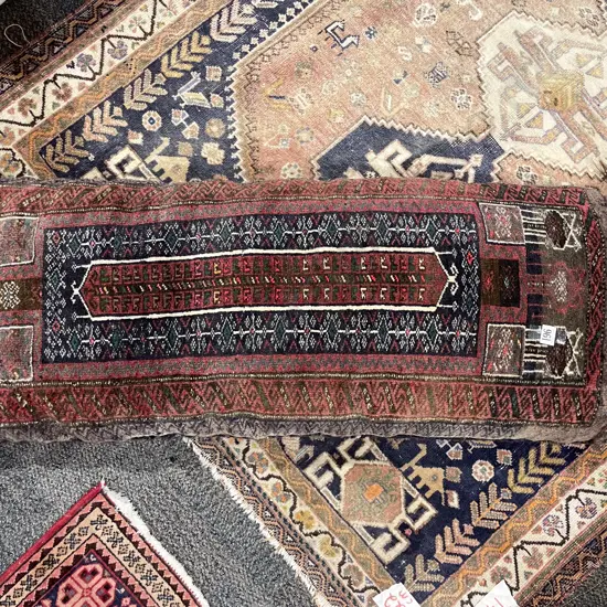 Large Persian Prayer Rug Cushion