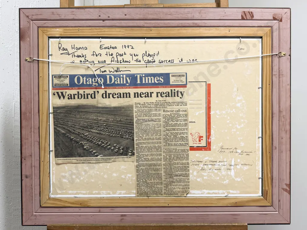 Peter Beadle - Spitfire & Tiger Moth over Mt Cook Image 1++