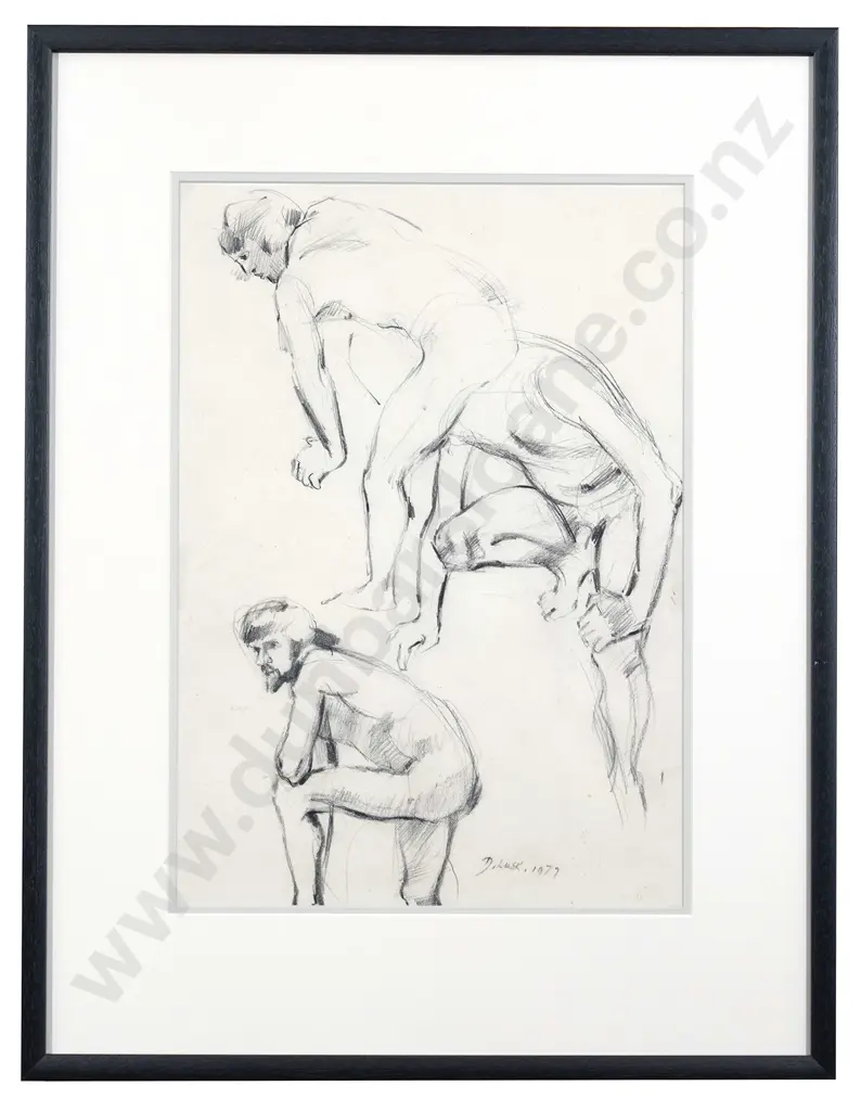 Doris Lusk - Male Life Drawings Image 1++