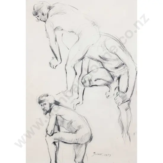 Doris Lusk - Male Life Drawings