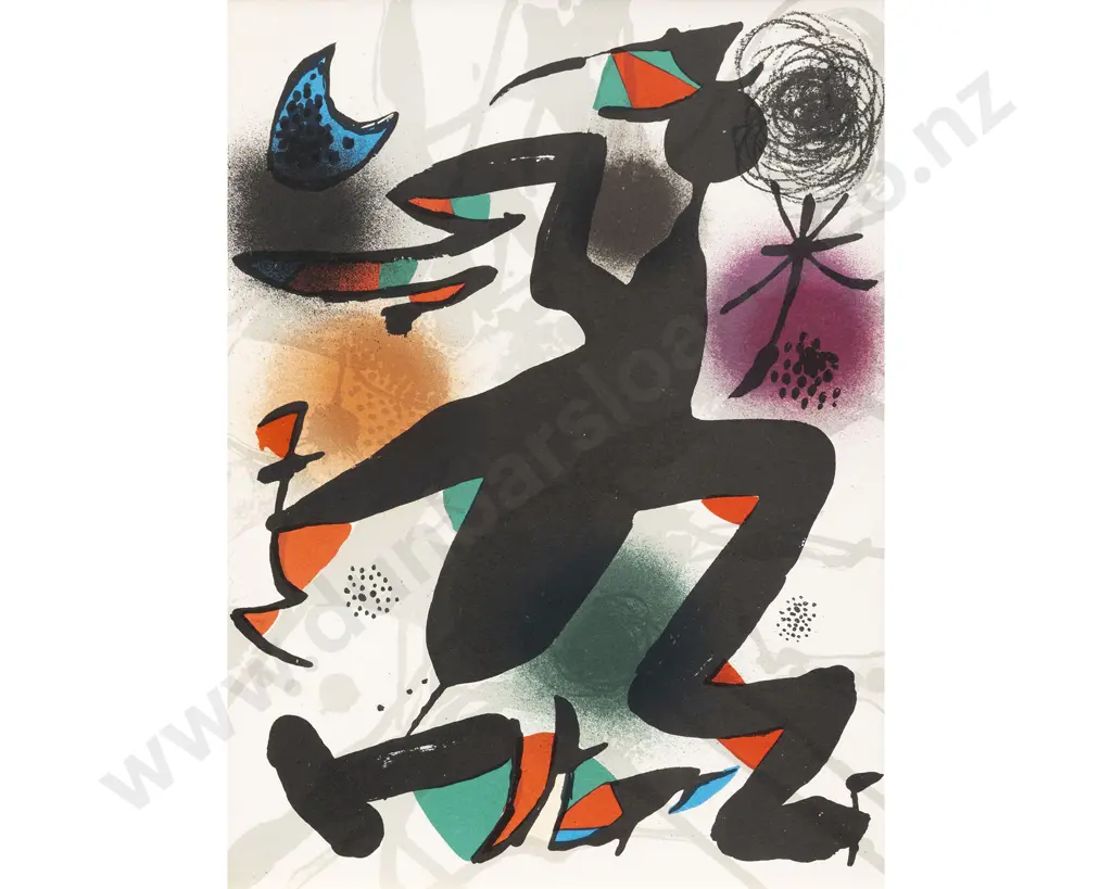 Joan Miro (Spanish) - Untitled Lithograph Image 1++