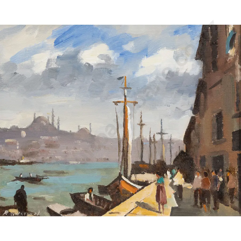 R B Watson - Quayside Fishing Boats - Istanbul Image 1++