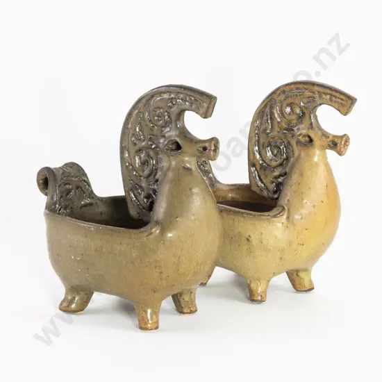 Pair Of Juliet Peter Horse Form Planters