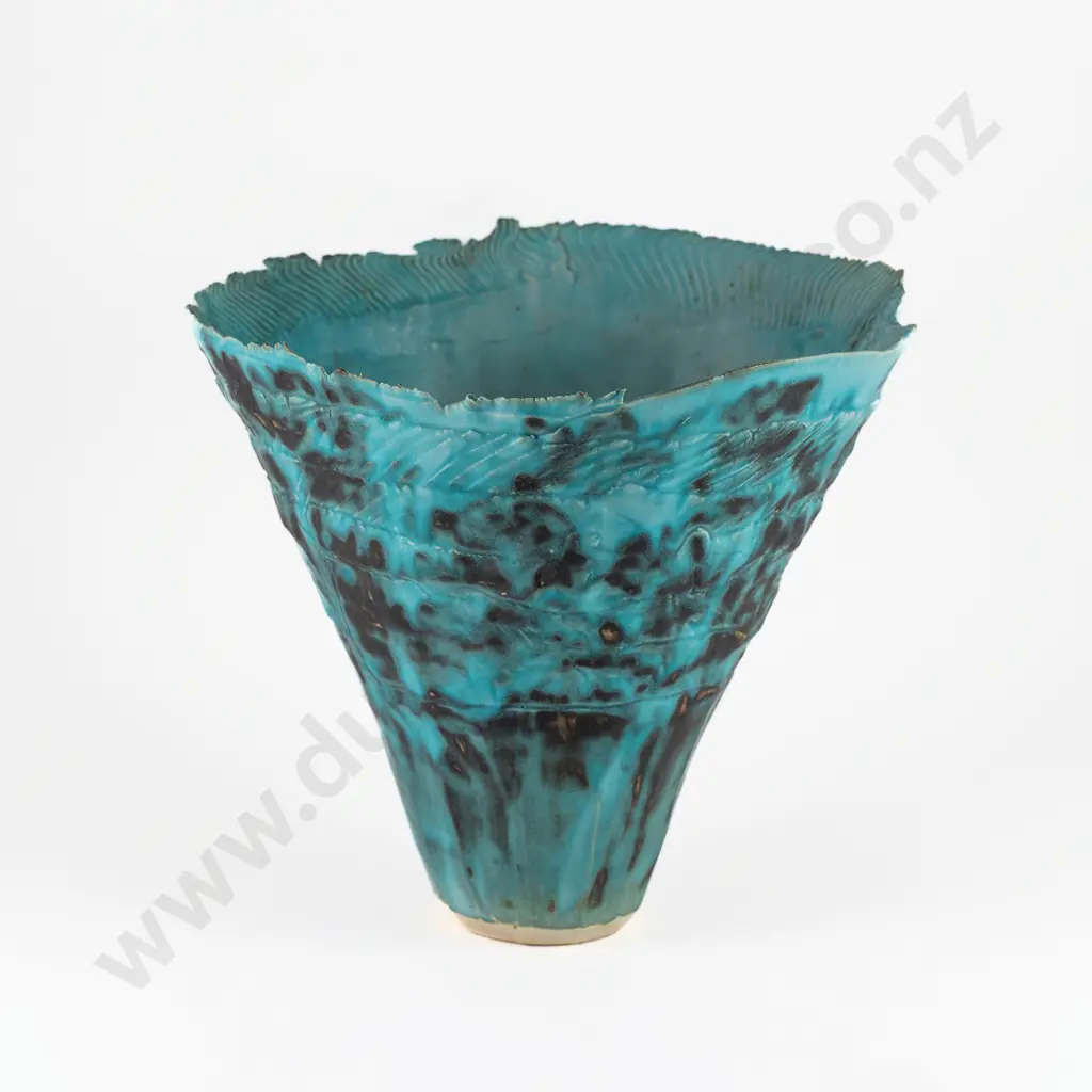 Christine Boswijk Teal Glazed Vessel Image 1++
