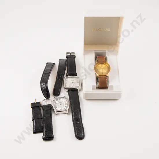 Charles Delon Wrist Watch and Two Others