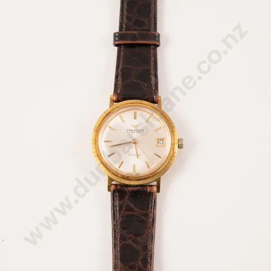 Original Cased Technics Automatic Delux Wrist Watch