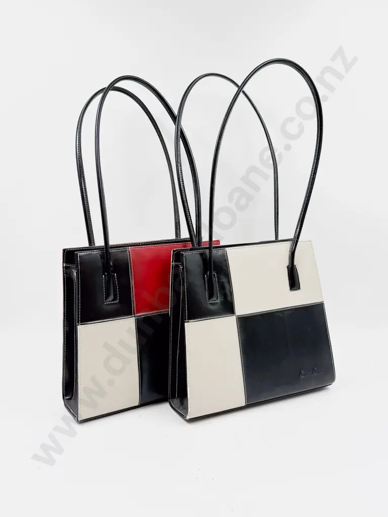 Two Imitation Leather Gianna Conti Handbags Image 1++