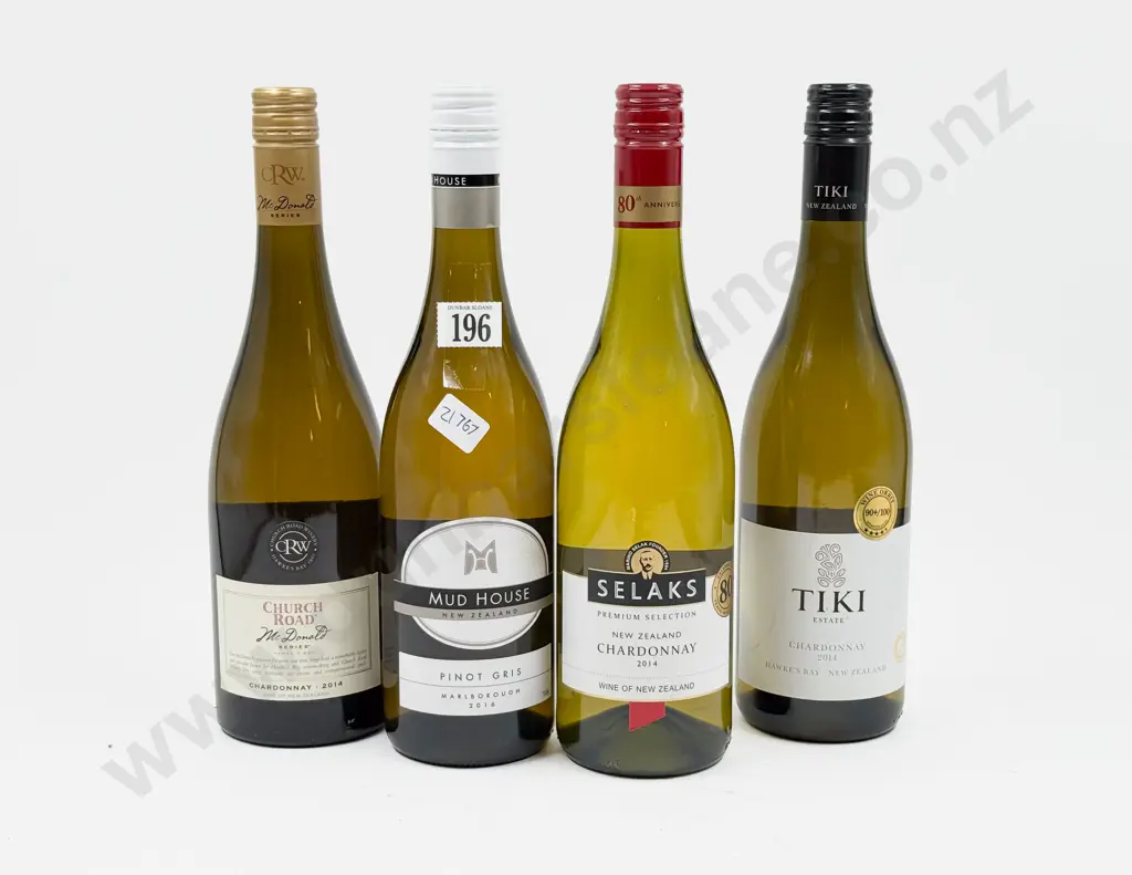Three NZ Chardonnay with One NZ Pinot Gris Image 1++